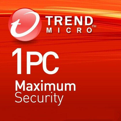 Trend Micro Maximum Security 3 Year 1 PC