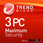Trend Micro Maximum Security 1 Year 3 PC's
